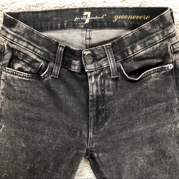 7 For All Mankind | Gwenevere Acid Wash Skinny - Picture 3 of 8